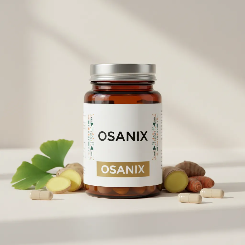 Osanix-ravintolisäpurkki - valkoinen purkki violetilla kansella